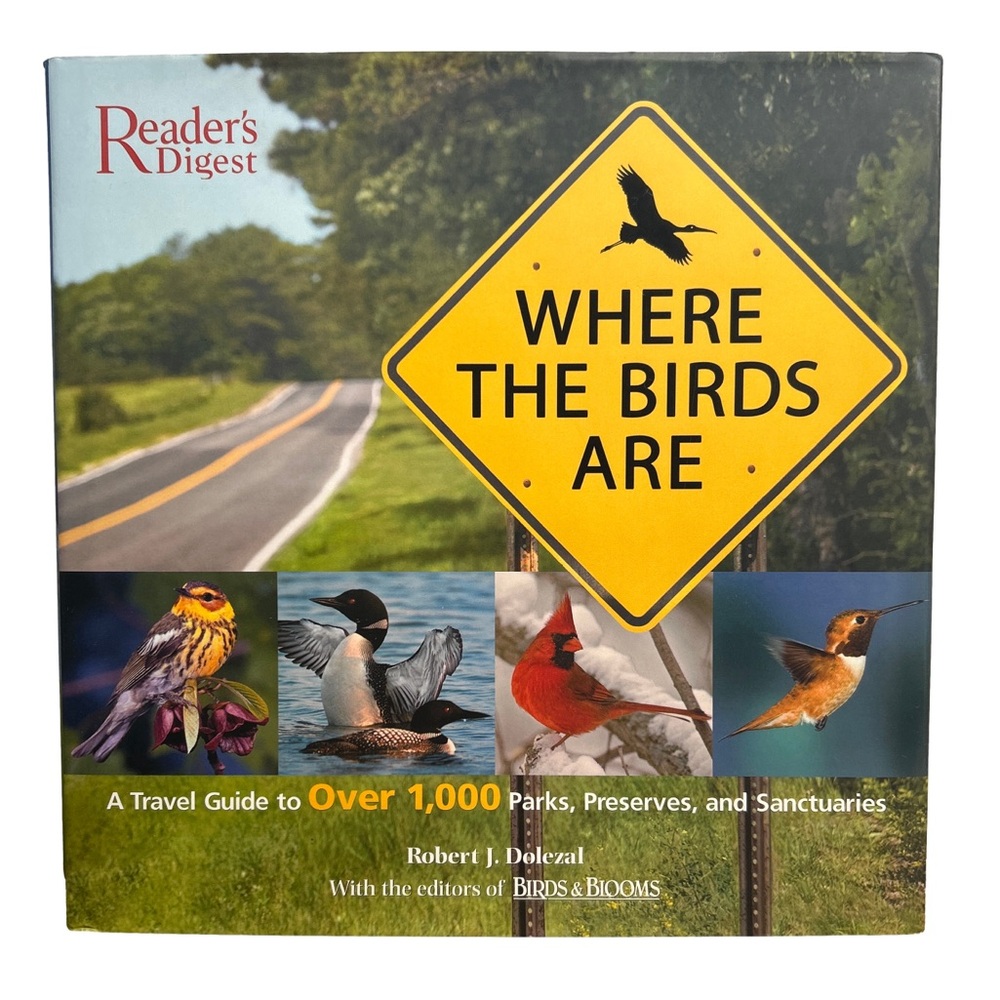 4/$20 Where The Birds Are Reader’s Digest Hardcover Travel Guide Birdwatching